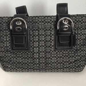 Nice Black\Gray Coach purse